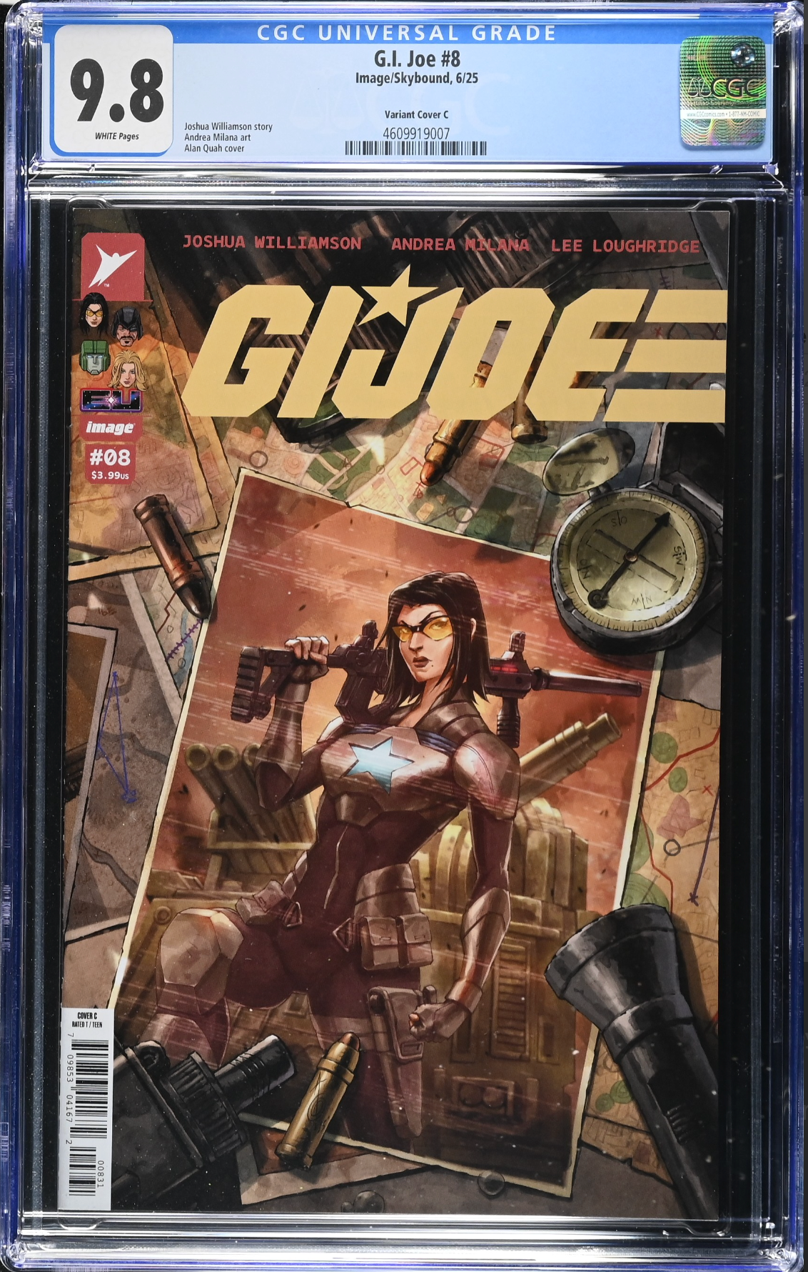 G.I. Joe #8 Quah 1:10 Retailer Incentive Variant CGC 9.8