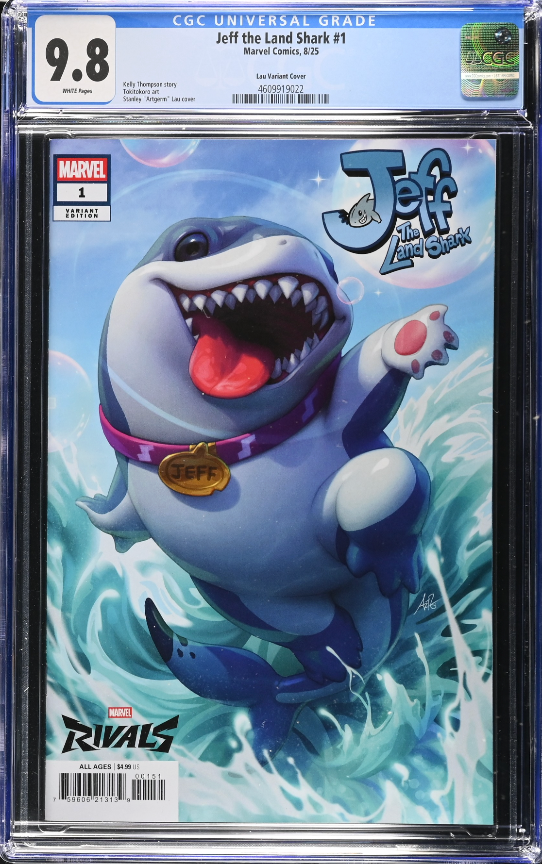 Jeff the Land Shark #1 Artgerm Variant CGC 9.8