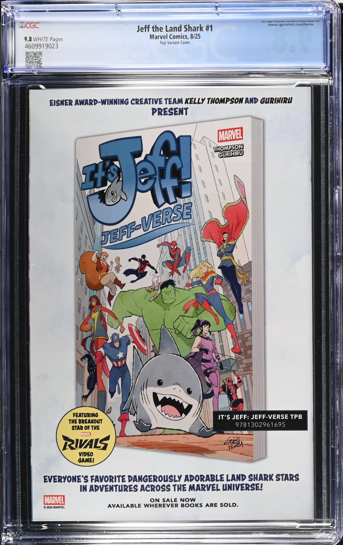 Jeff the Land Shark #1 Fuji 1:25 Retailer Incentive Variant CGC 9.8