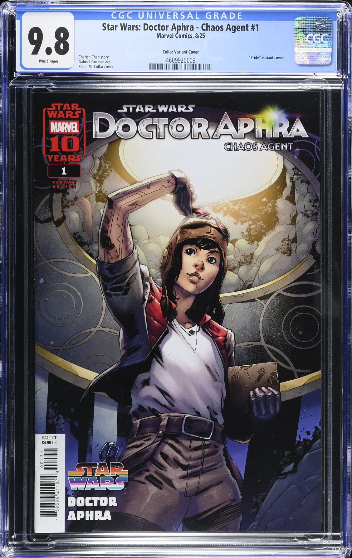 Star Wars: Doctor Aphra - Chaos Agent #1 Collar Variant CGC 9.8