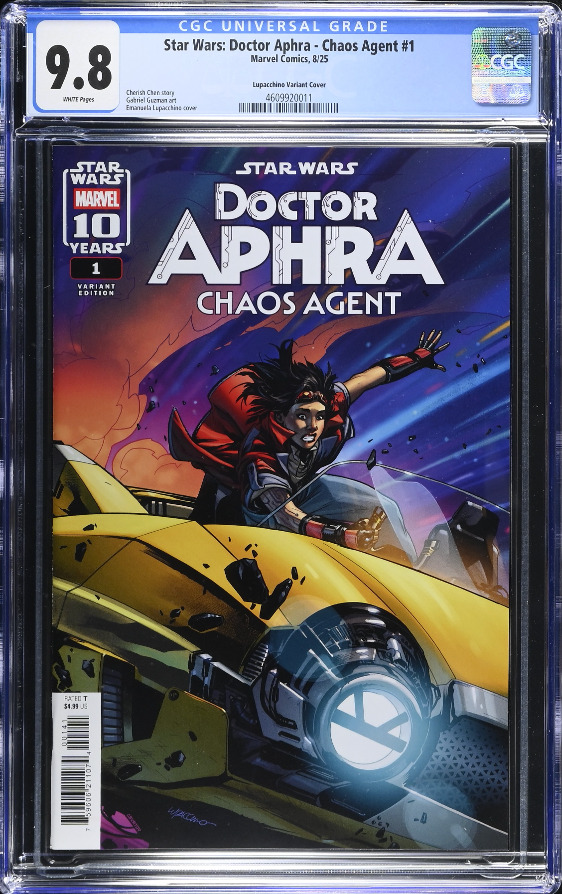 Star Wars: Doctor Aphra - Chaos Agent #1 Lupacchino Variant CGC 9.8