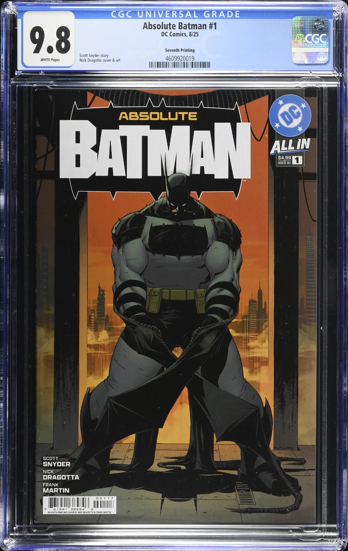 Absolute Batman #1 Seventh Printing CGC 9.8