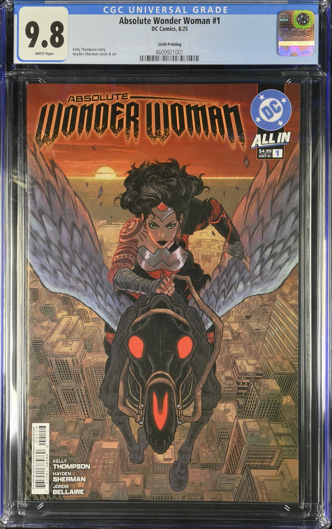 Absolute Wonder Woman #1 Sixth Printing CGC 9.8