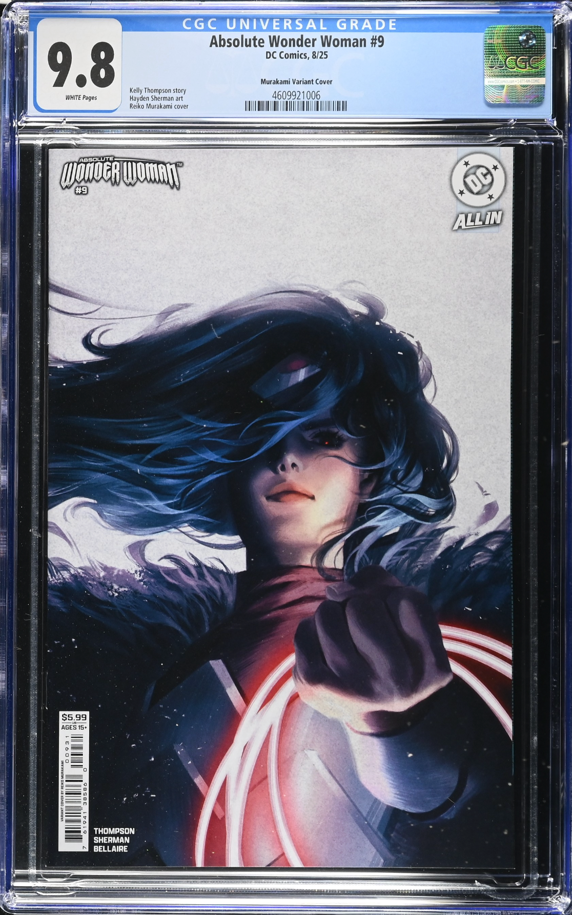 Absolute Wonder Woman #9 Murakami Variant CGC 9.8