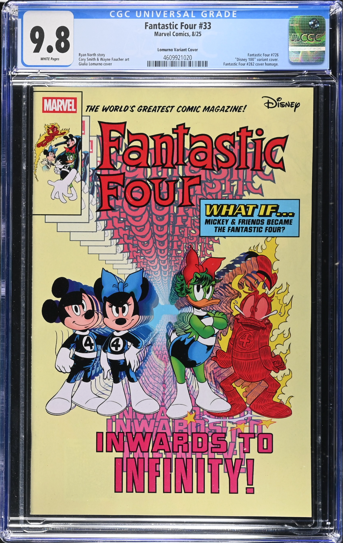 Fantastic Four #33 Disney Variant CGC 9.8