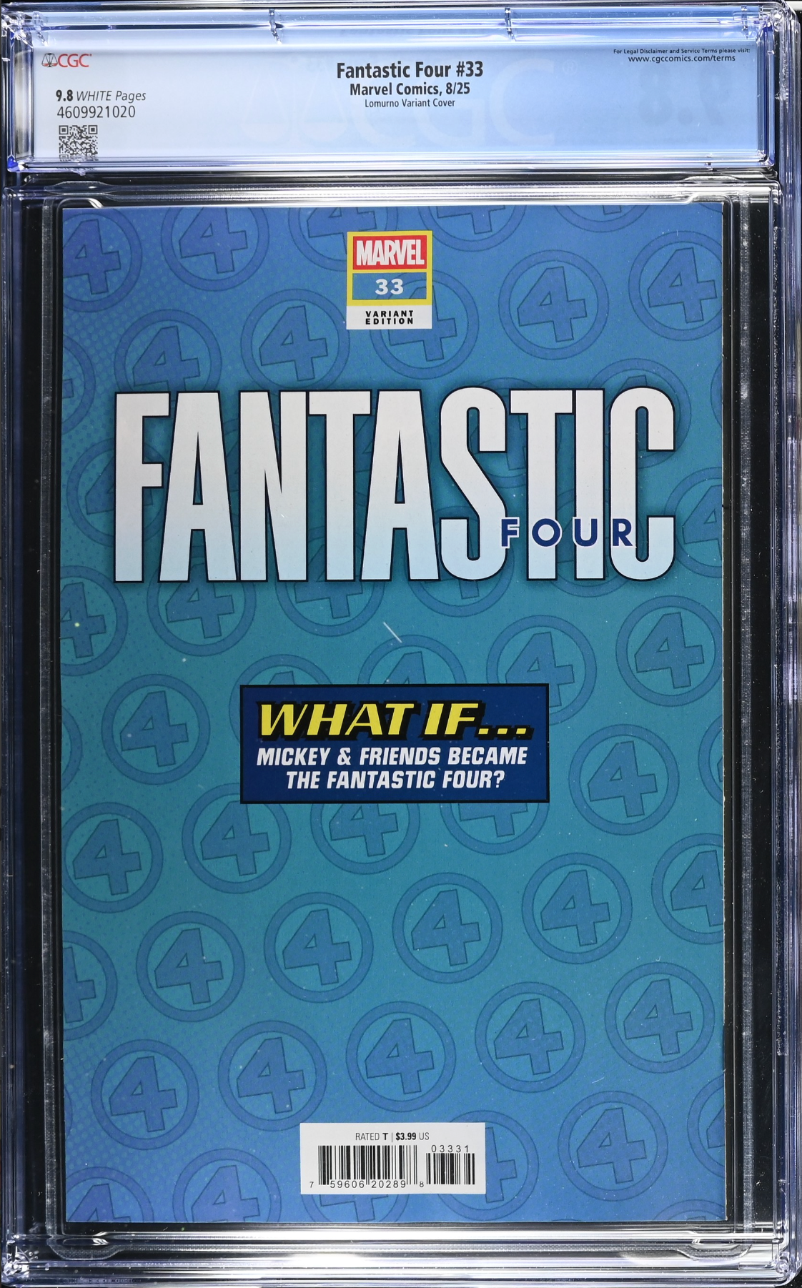 Fantastic Four #33 Disney Variant CGC 9.8