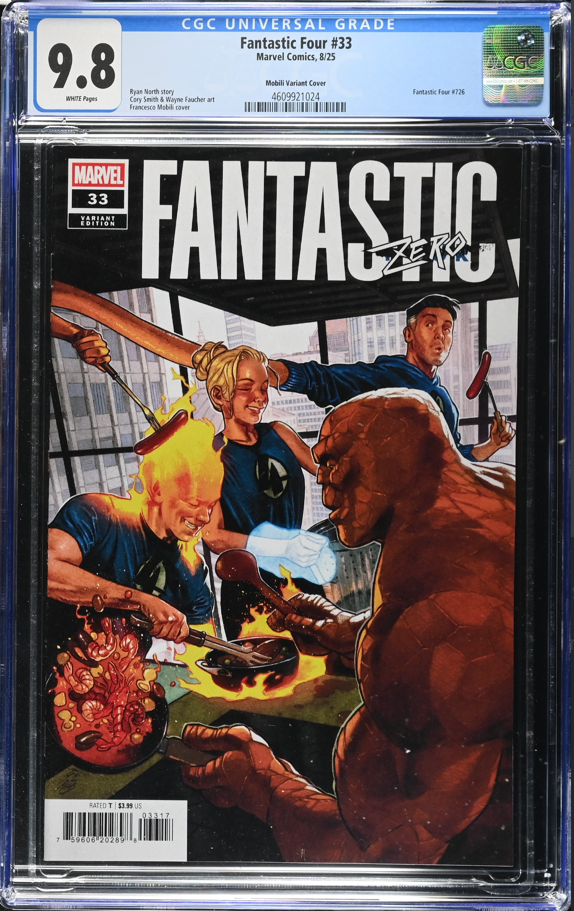 Fantastic Four #33 Mobili 1:25 Retailer Incentive Variant CGC 9.8