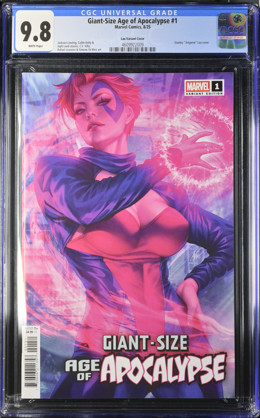 Giant-Size Age of Apocalypse #1 Artgerm Variant CGC 9.8