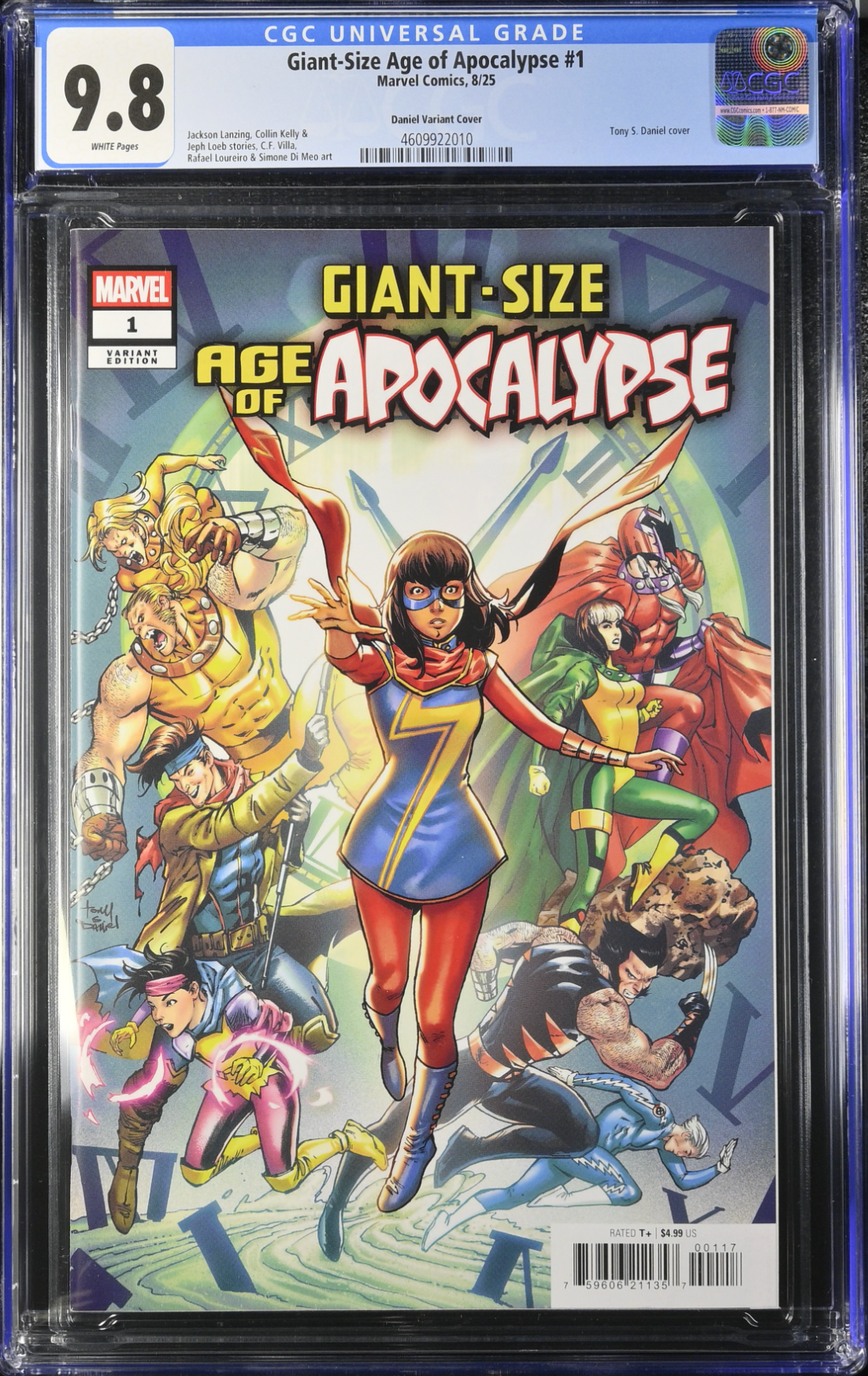 Giant-Size Age of Apocalypse #1 Daniel 1:25 Retailer Incentive Variant CGC 9.8