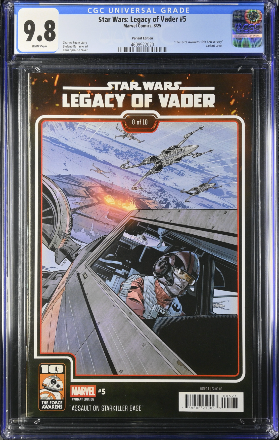 Star Wars: Legacy of Vader #5 Sprouse Variant CGC 9.8