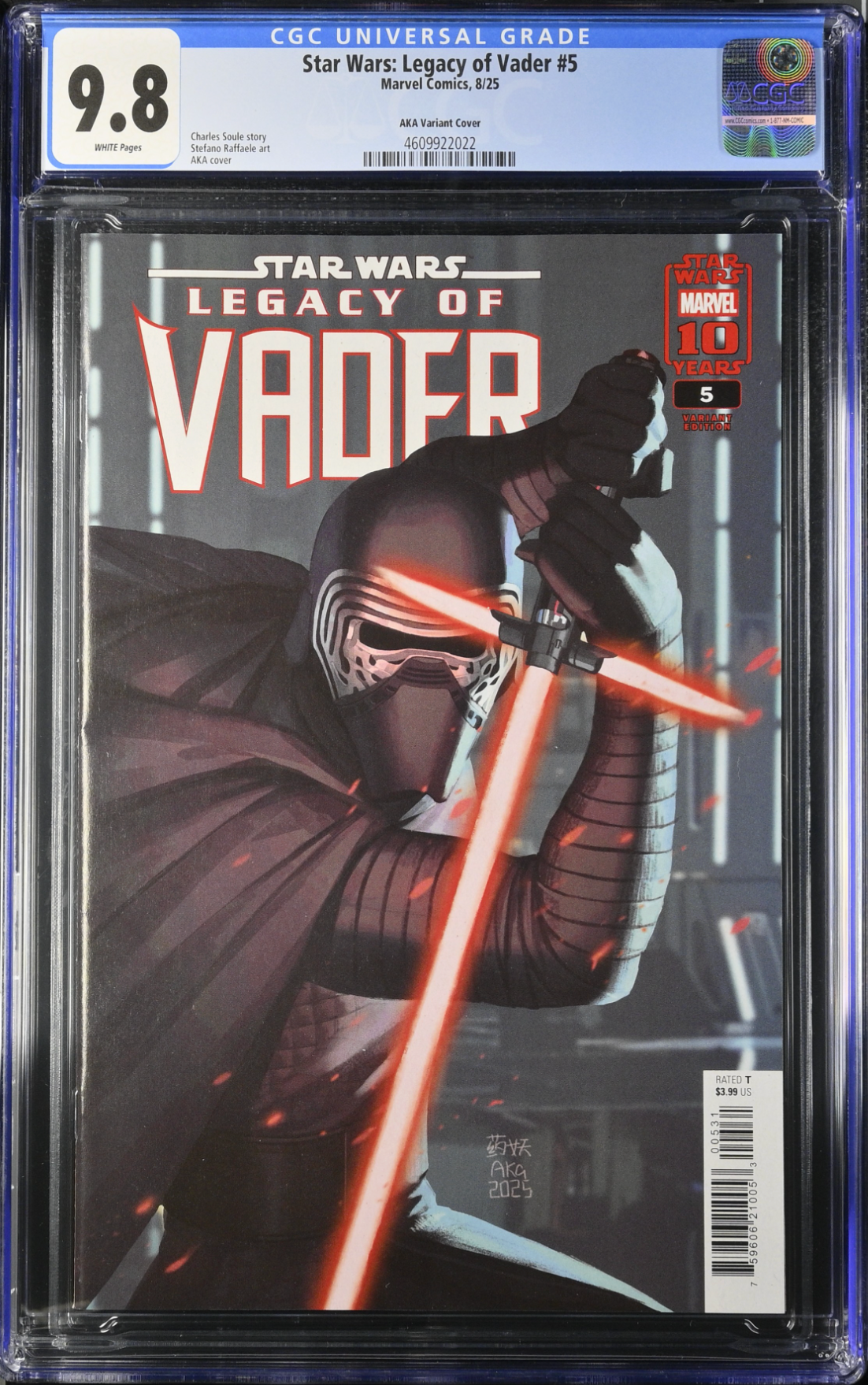 Star Wars: Legacy of Vader #5 Aka Variant CGC 9.8