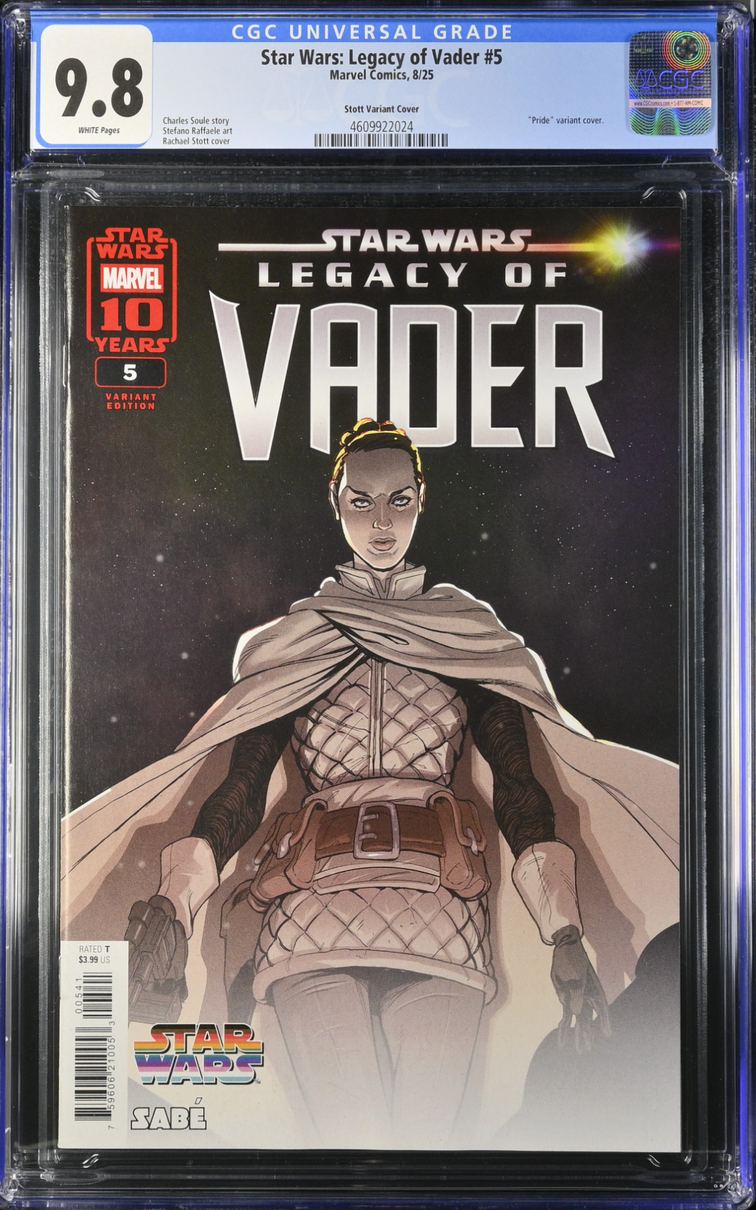 Star Wars: Legacy of Vader #5 Stott Variant CGC 9.8