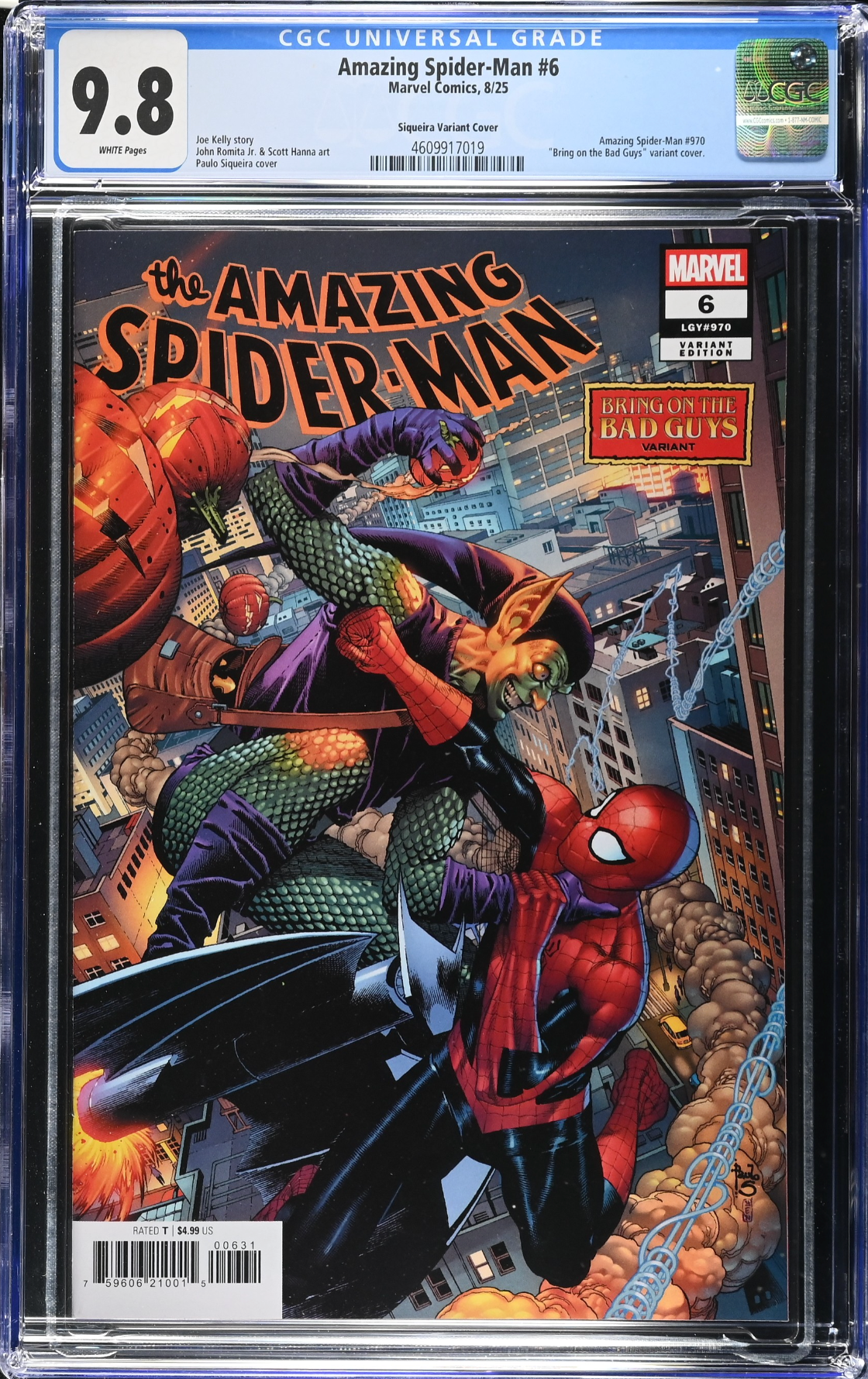 Amazing Spider-Man #6 Siqueira Variant CGC 9.8