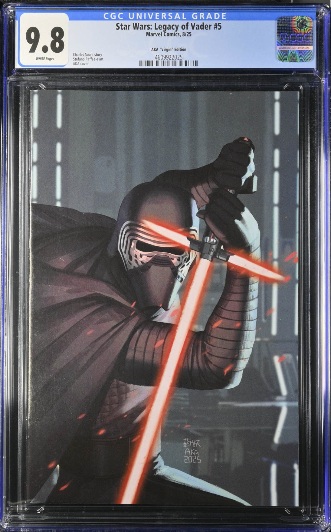 Star Wars: Legacy of Vader #5 Aka 1:50 Virgin Retailer Incentive Variant CGC 9.8
