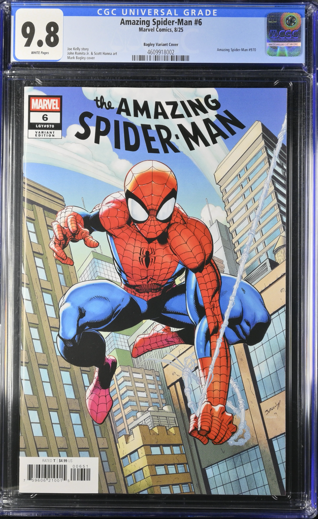 Amazing Spider-Man #6 Bagley Variant CGC 9.8