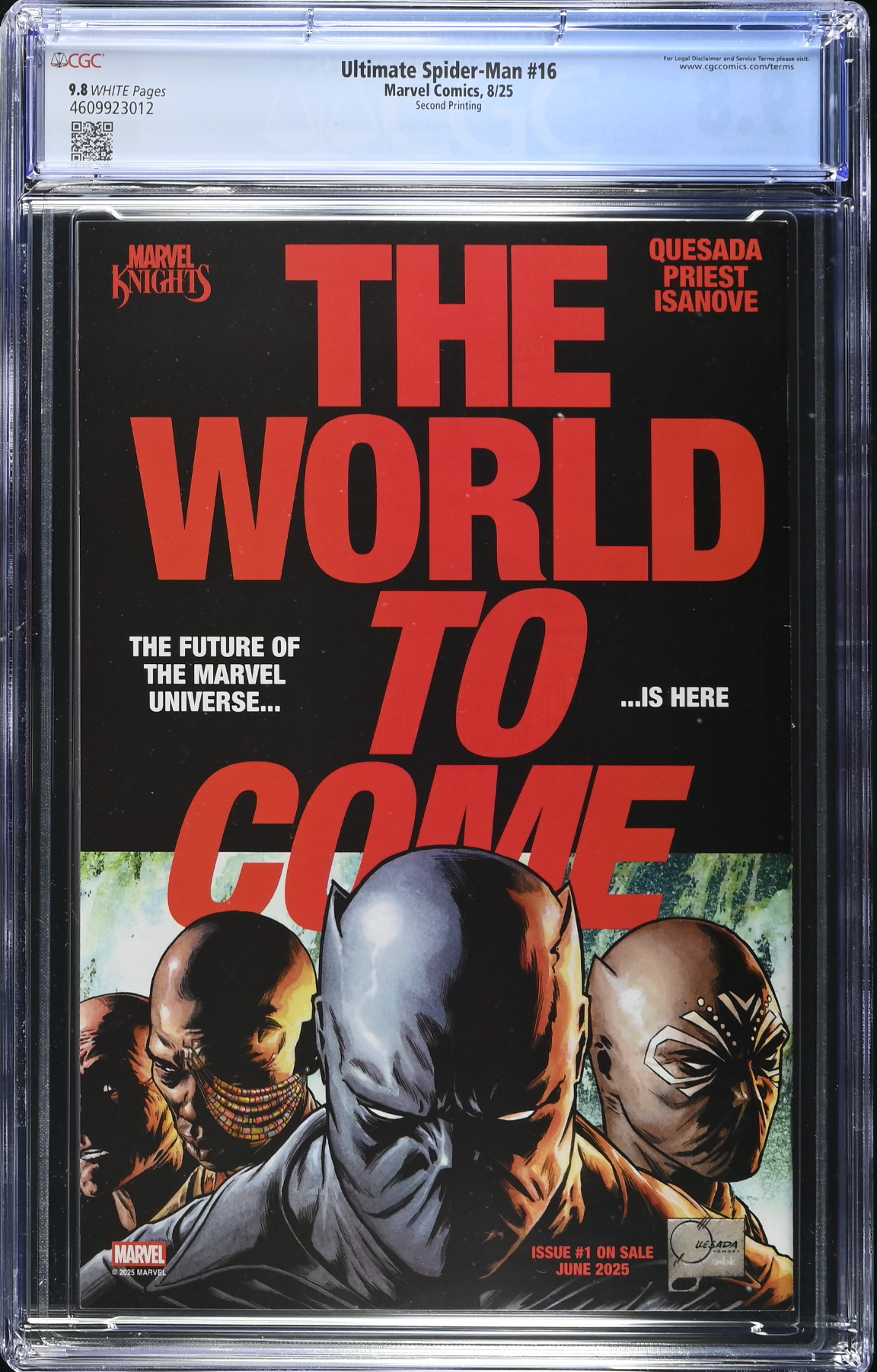 Ultimate Spider-Man #16 Second Printing CGC 9.8