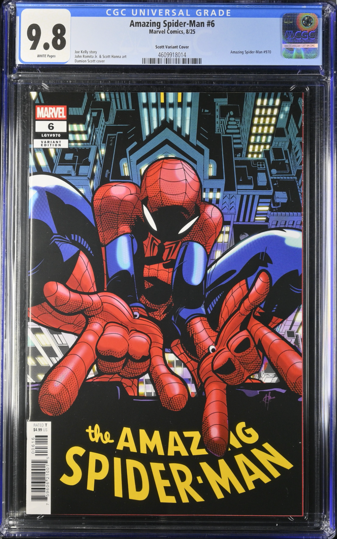 Amazing Spider-Man #6 Scott 1:25 Retailer Incentive Variant CGC 9.8