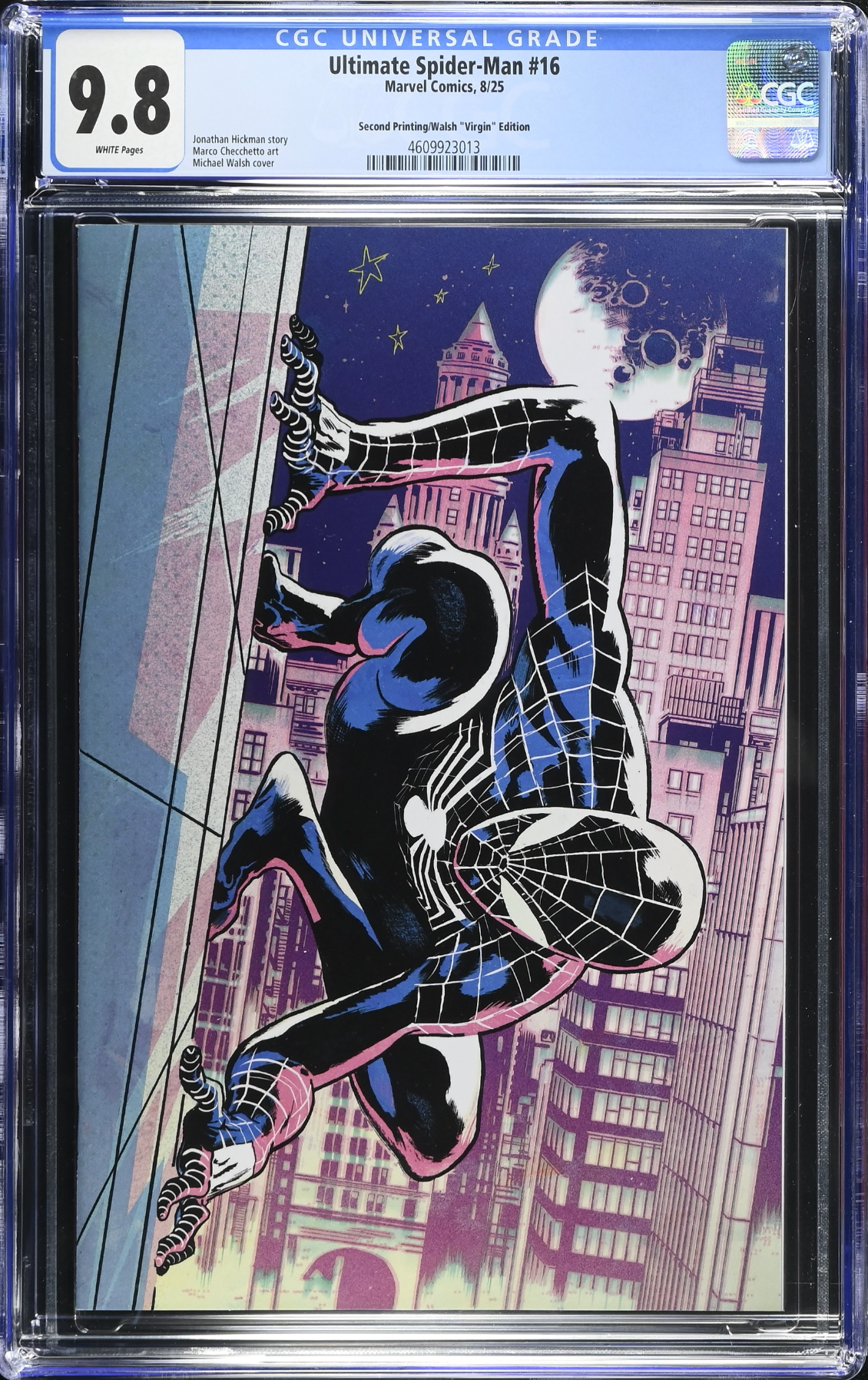 Ultimate Spider-Man #16 Second Printing Walsh 1:25 Retailer Incentive Variant CGC 9.8
