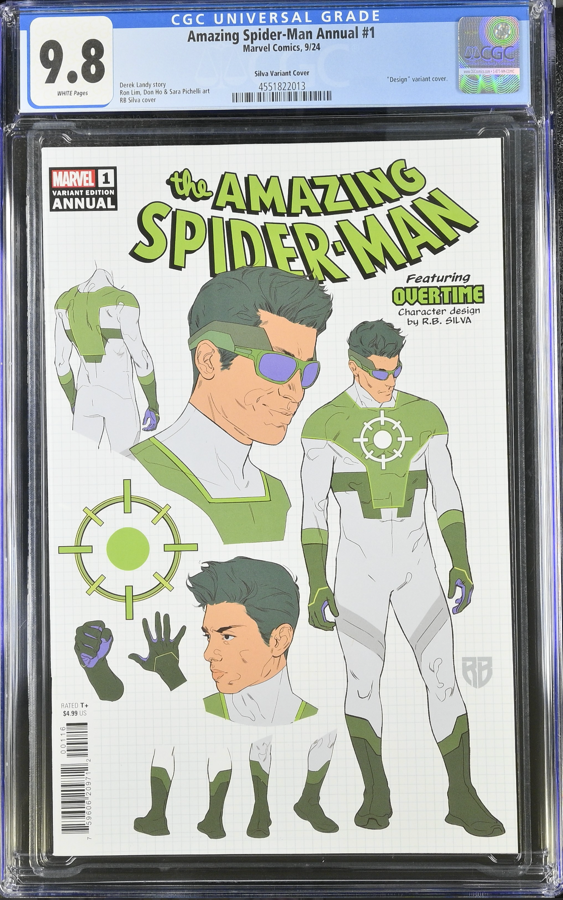 Amazing Spider-Man Annual #1 Silva 1:10 Retailer Incentive Variant CGC 9.8