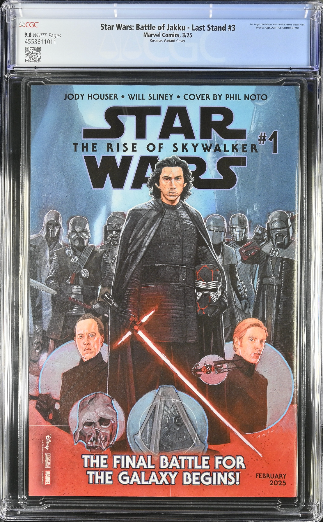 Star Wars: The Battle of Jakku - Last Stand #3 Rosanas Variant CGC 9.8