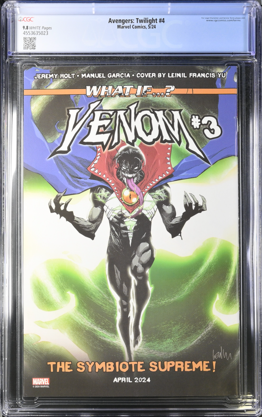 Avengers Twilight #4 CGC 9.8