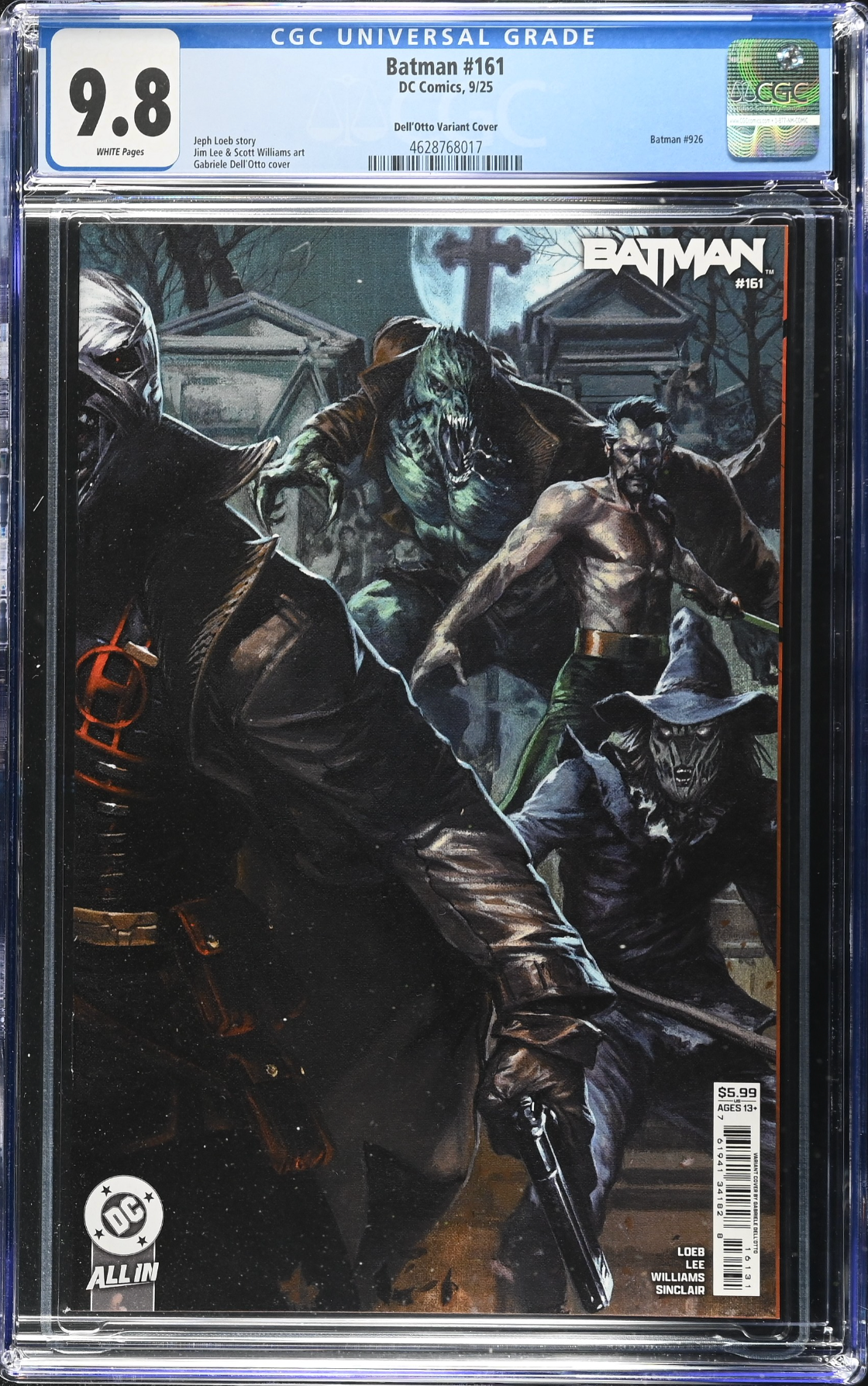 Batman #161 Dell'Otto Variant CGC 9.8