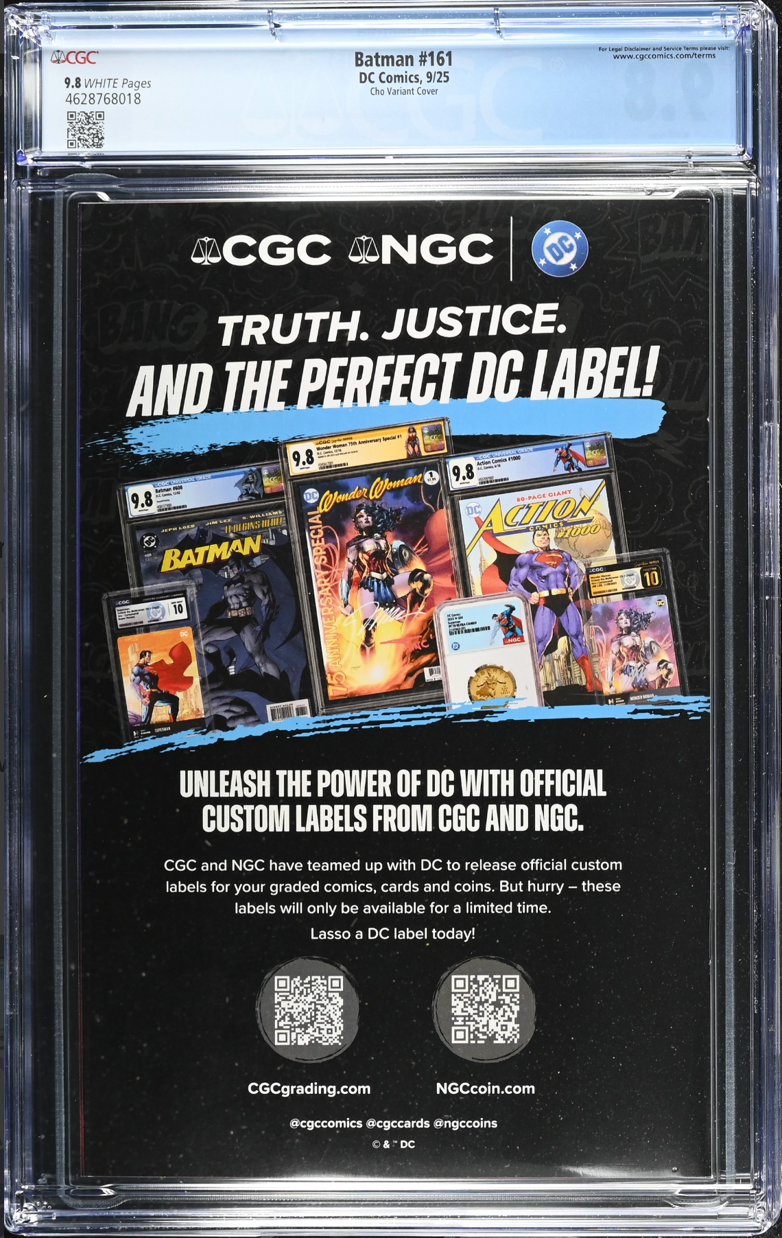 Batman #161 Cho Variant CGC 9.8