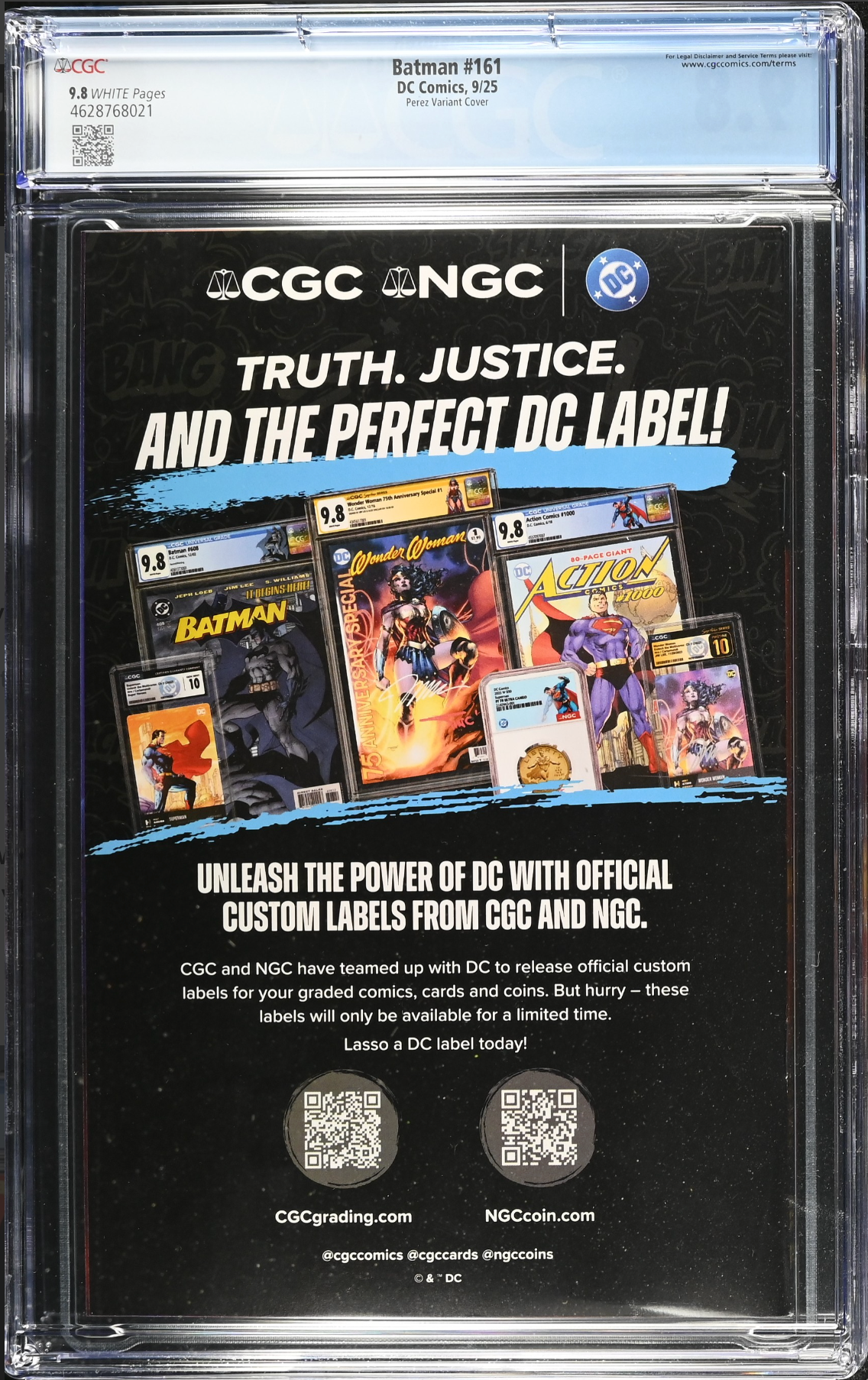 Batman #161 Perez Variant CGC 9.8