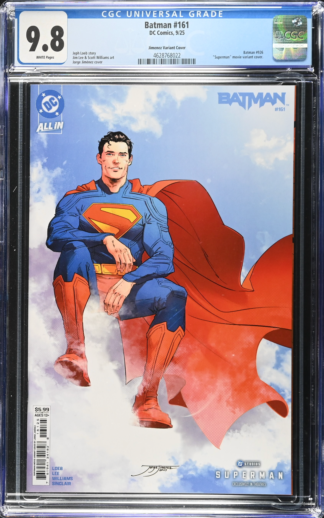 Batman #161 Jimenez Variant CGC 9.8