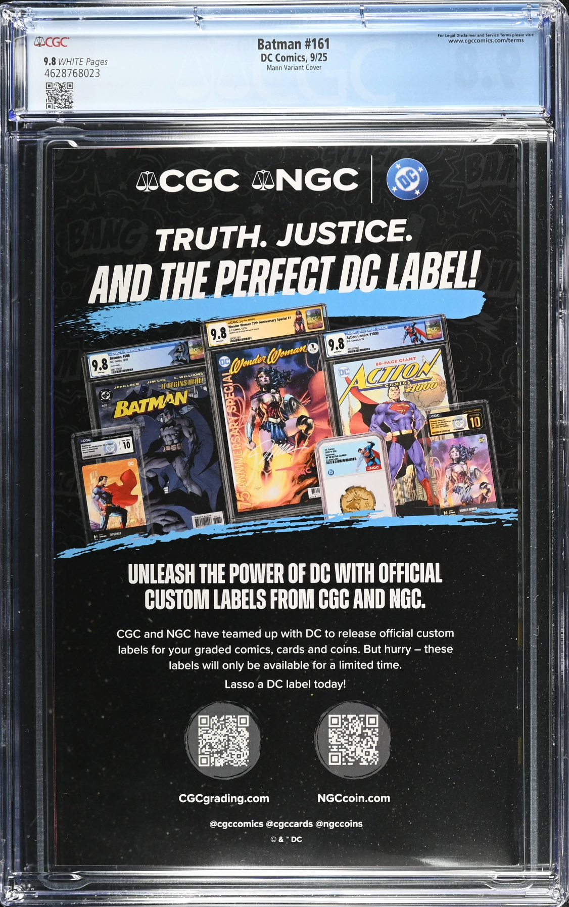 Batman #161 Mann 1:25 Retailer Incentive Variant CGC 9.8