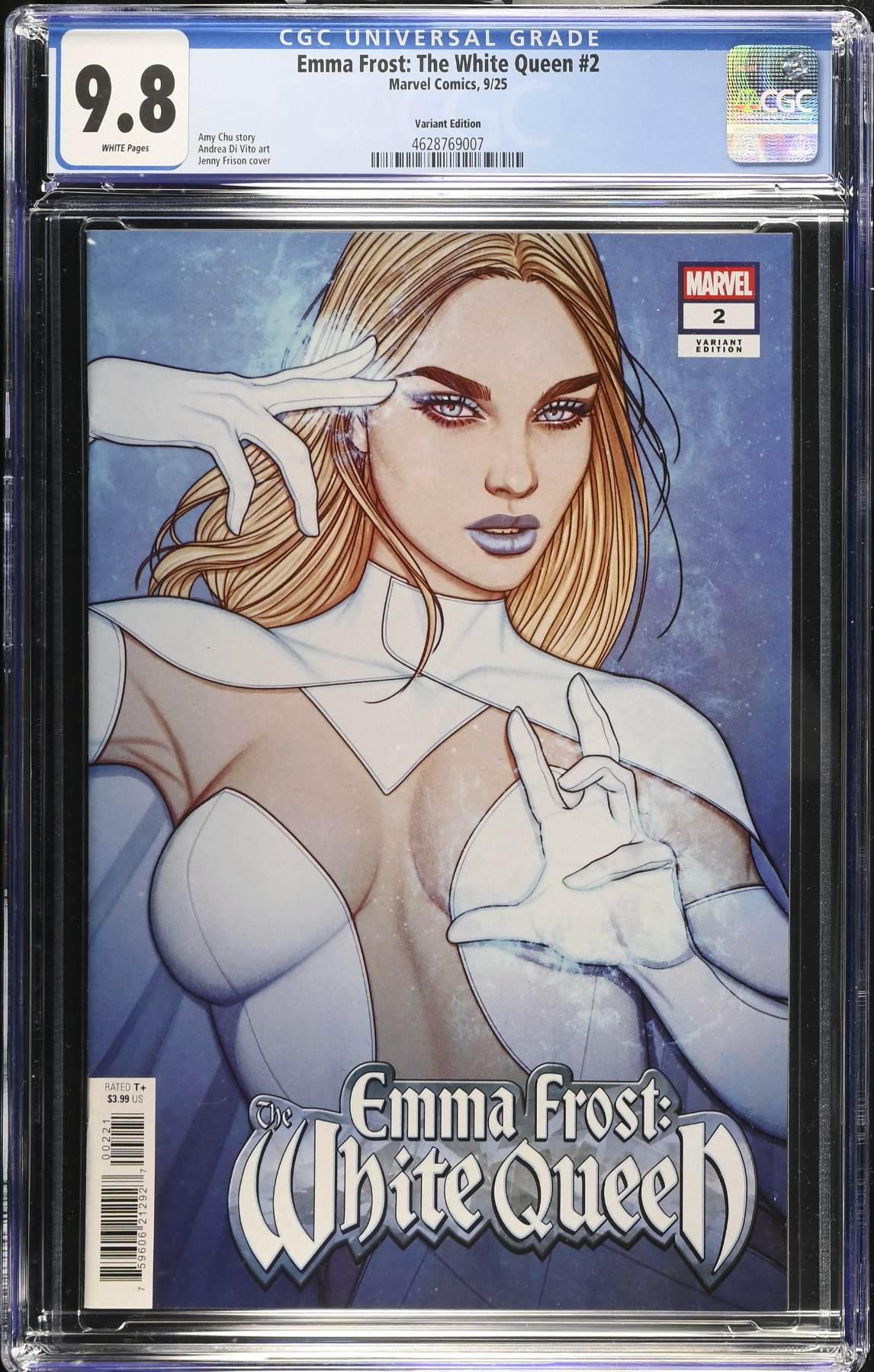 Emma Frost: The White Queen #2 Frison Variant CGC 9.8