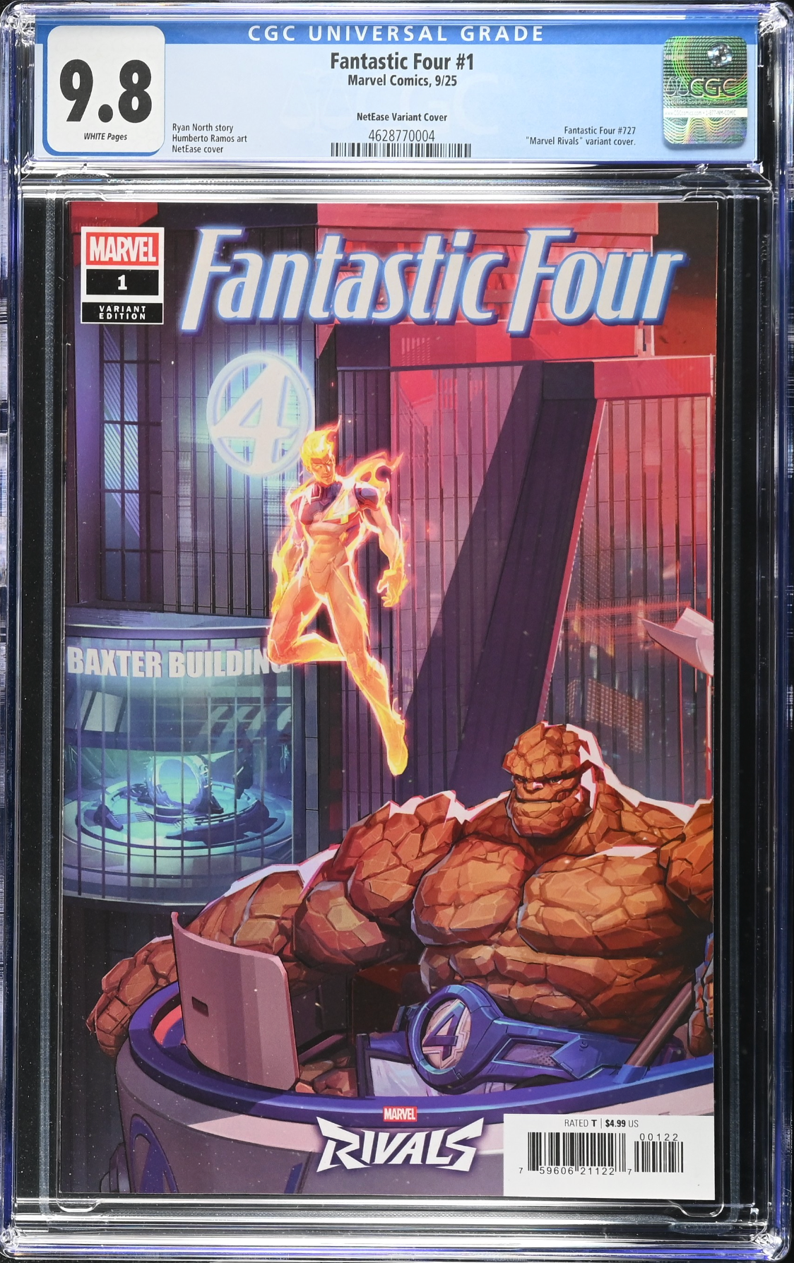 Fantastic Four #1 NetEase Games Variant CGC 9.8