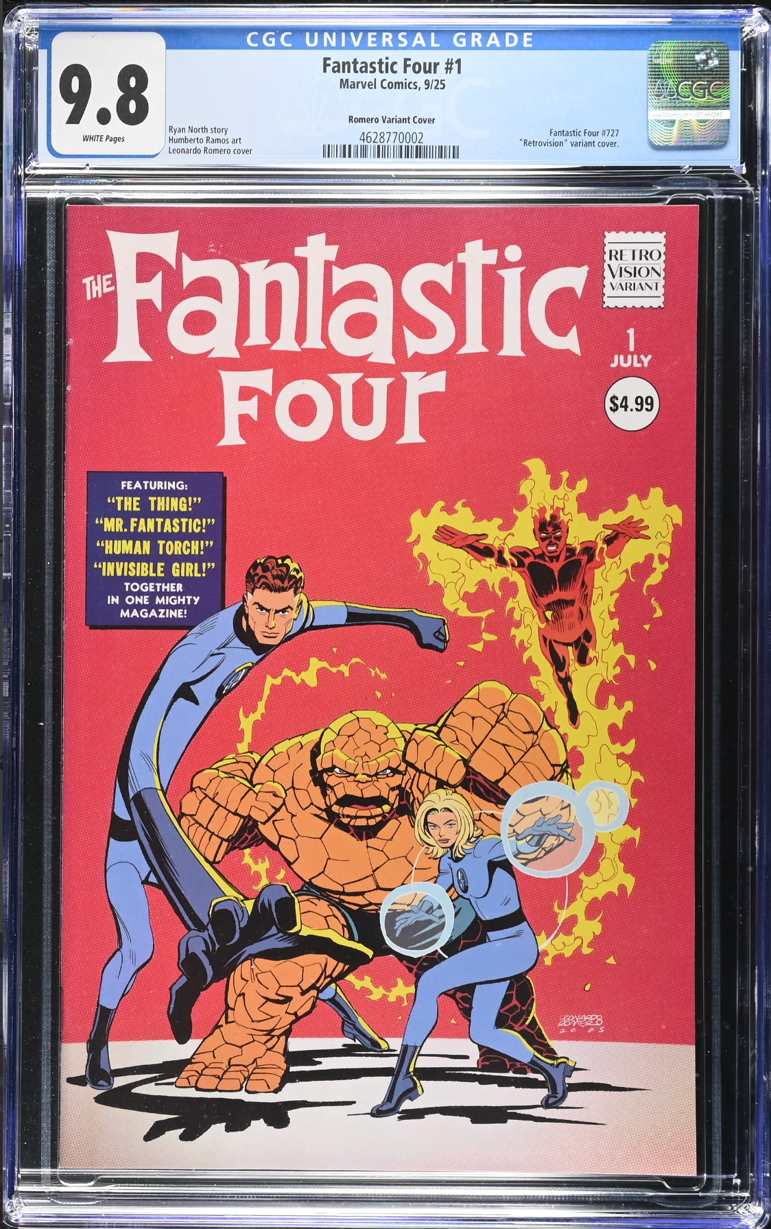 Fantastic Four #1 Romero Variant CGC 9.8