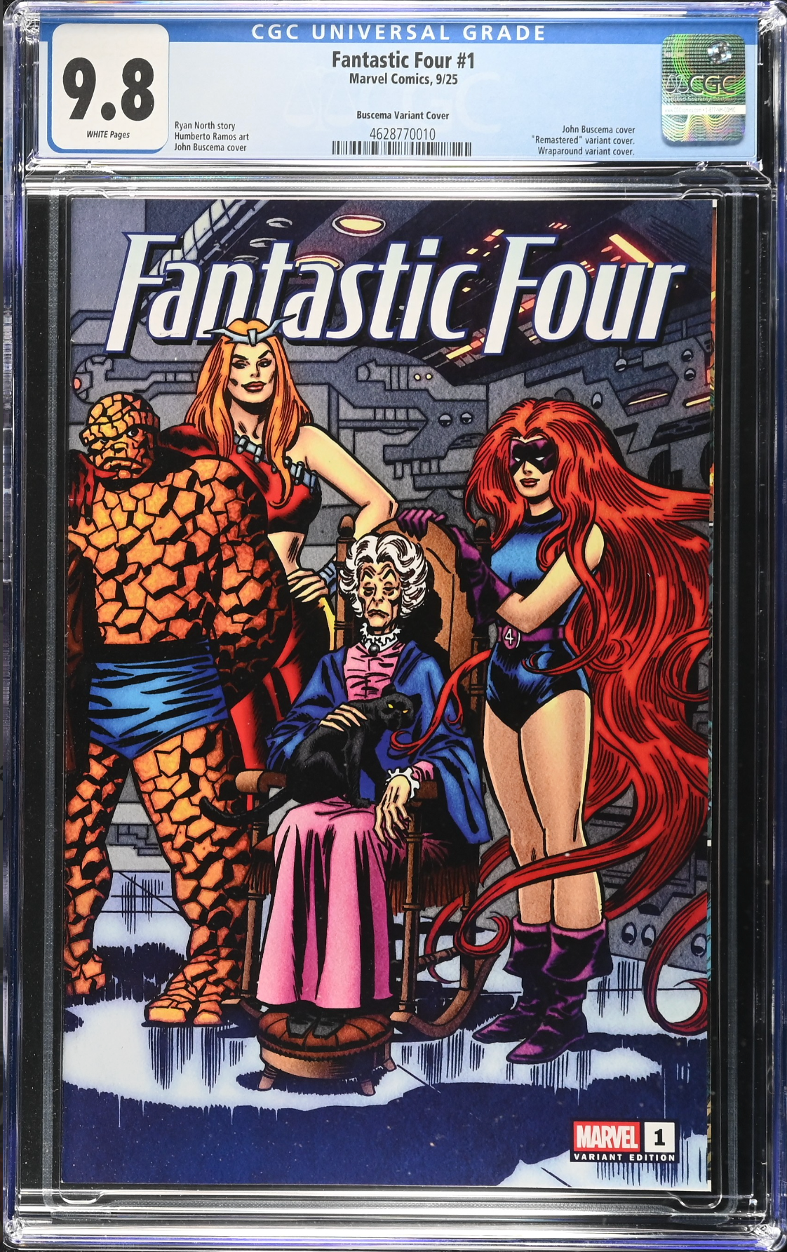 Fantastic Four #1 Buscema 1:50 Wraparound Retailer Incentive Variant CGC 9.8