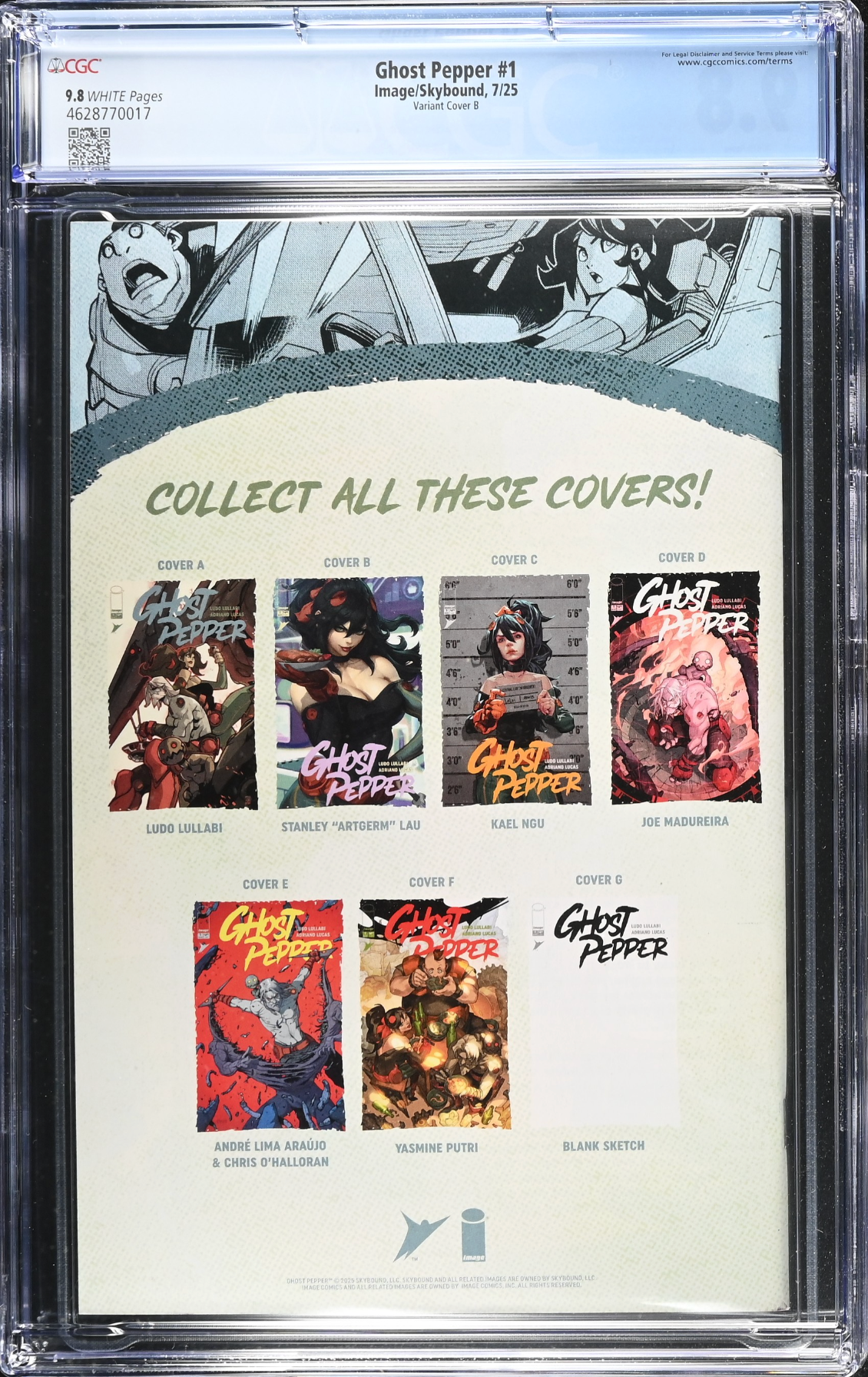 Ghost Pepper #1 Artgerm Variant CGC 9.8