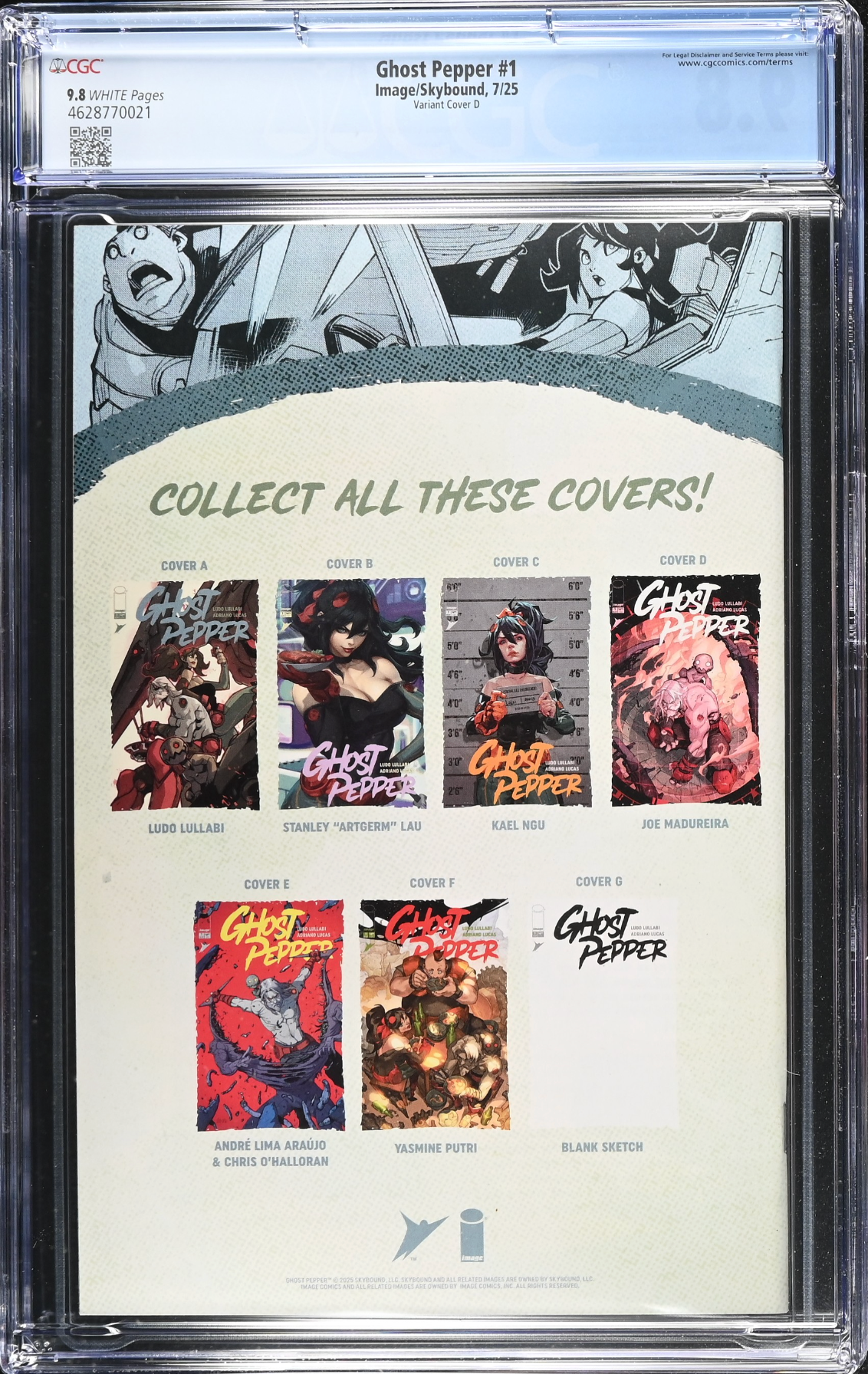Ghost Pepper #1 Madureira 1:25 Retailer Incentive Variant CGC 9.8