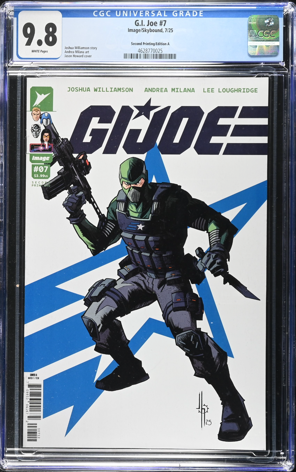 G.I. Joe #7 Second Printing - Cover A - CGC 9.8