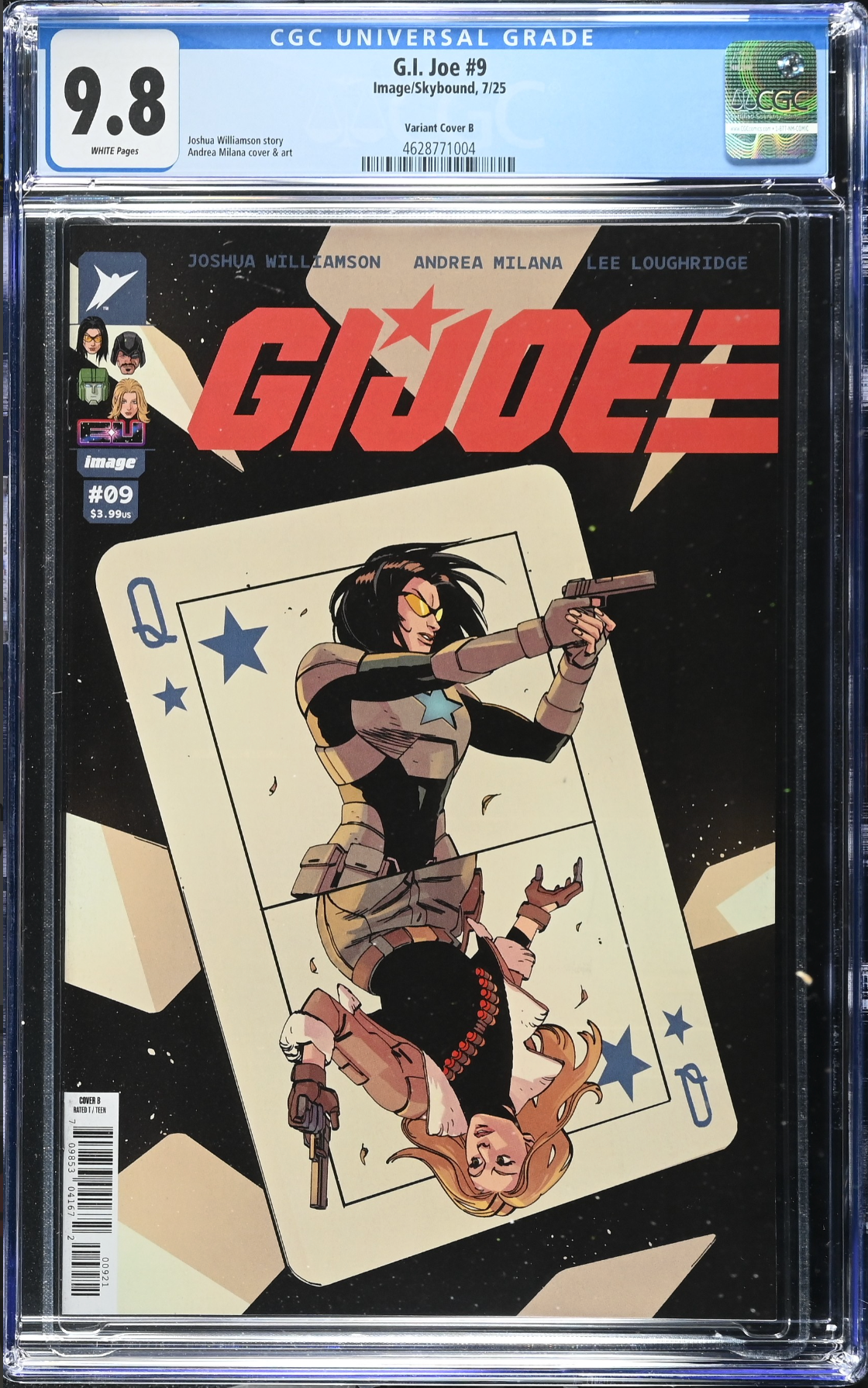 G.I. Joe #9 Milana Variant CGC 9.8