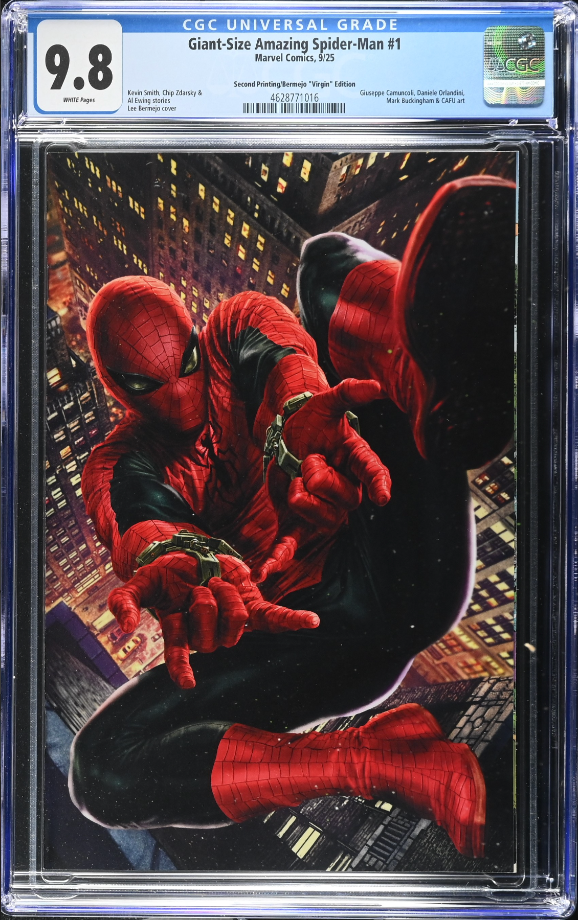 Giant-Size Amazing Spider-Man #1 Second Printing 1:25 Virgin Retailer Incentive Variant CGC 9.8