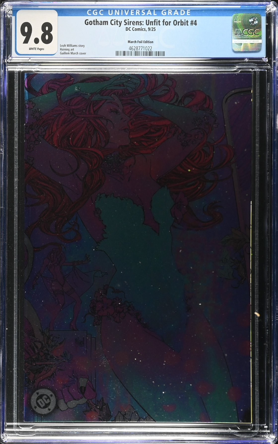 Gotham City Sirens: Unfit for Orbit #4 March Foil Variant CGC 9.8
