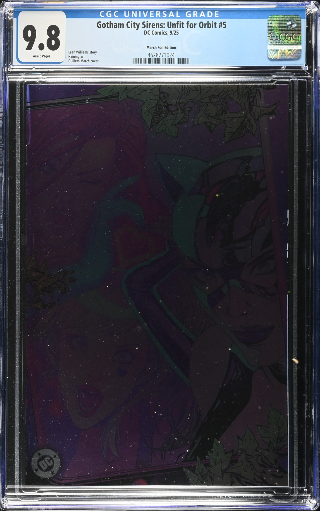 Gotham City Sirens: Unfit for Orbit #5 March Foil Variant CGC 9.8