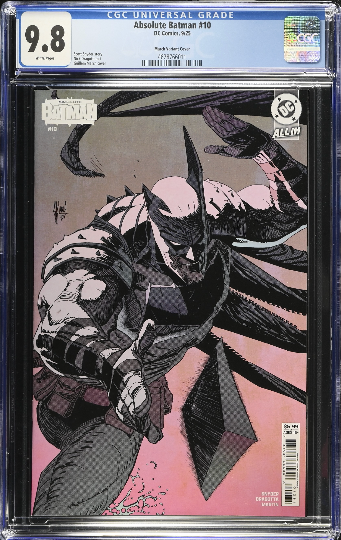 Absolute Batman #10 March Variant CGC 9.8