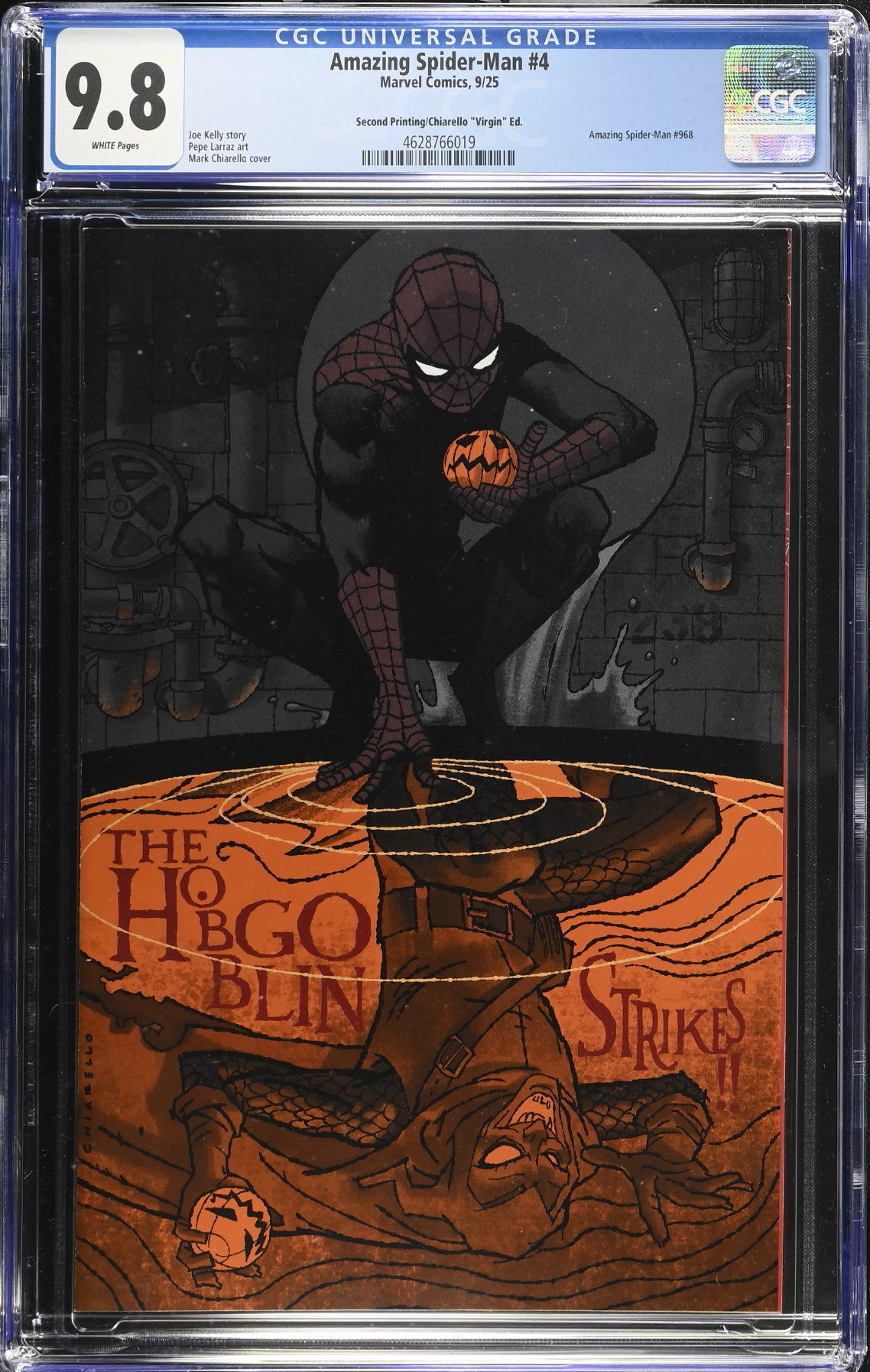 Amazing Spider-Man #4 Second Printing Chiarello 1:25 Retailer Incentive Variant CGC 9.8
