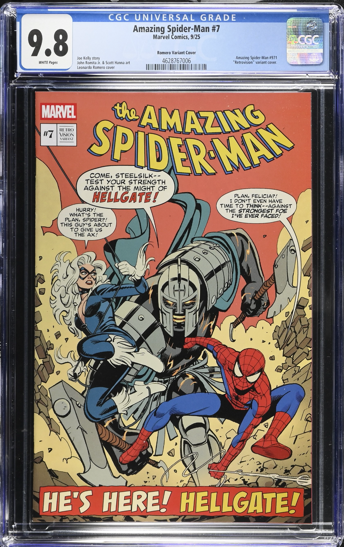 Amazing Spider-Man #7 Romero Variant CGC 9.8