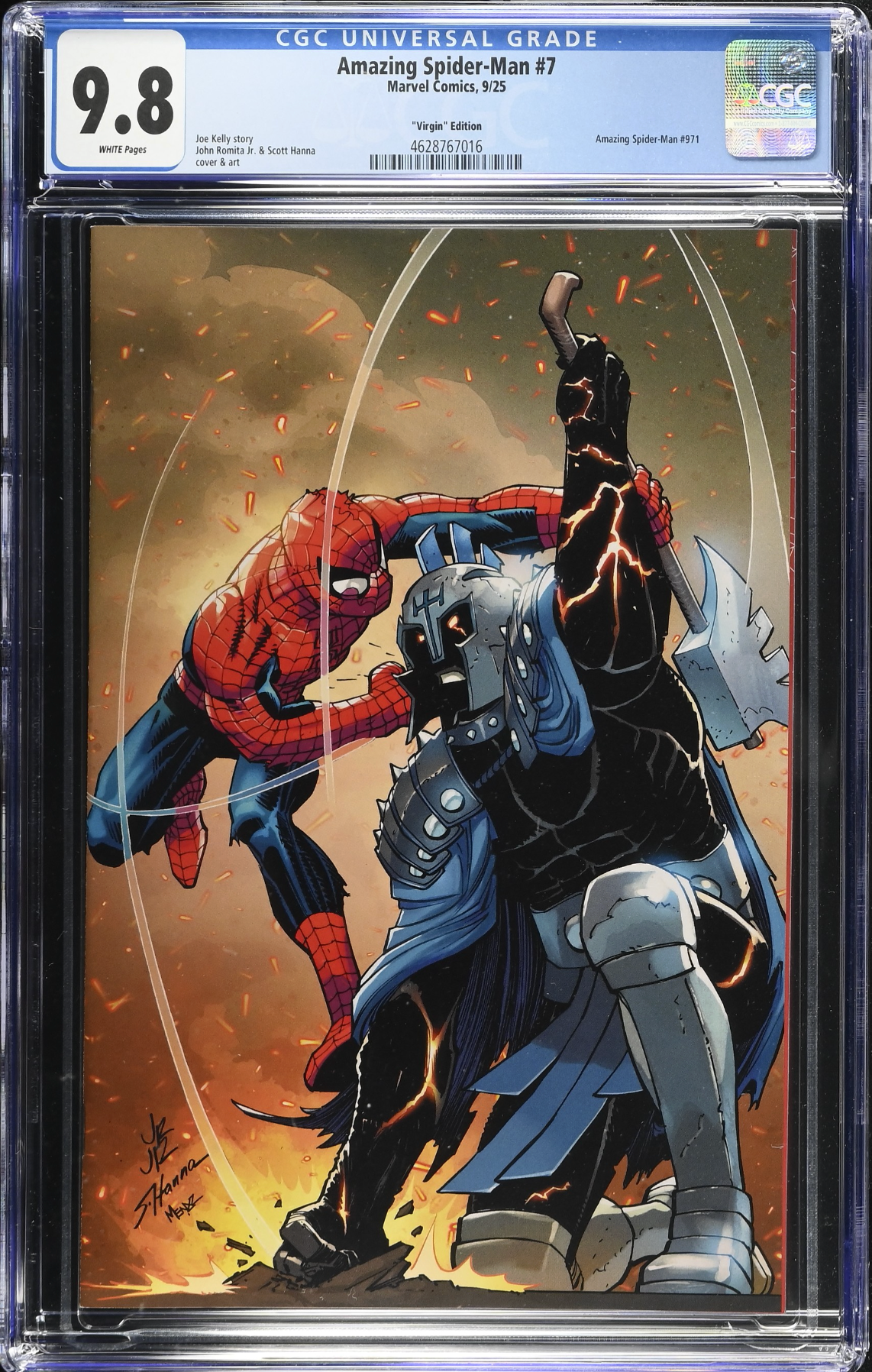 Amazing Spider-Man #7 Romita Jr. 1:100 Virgin Retailer Incentive Variant CGC 9.8