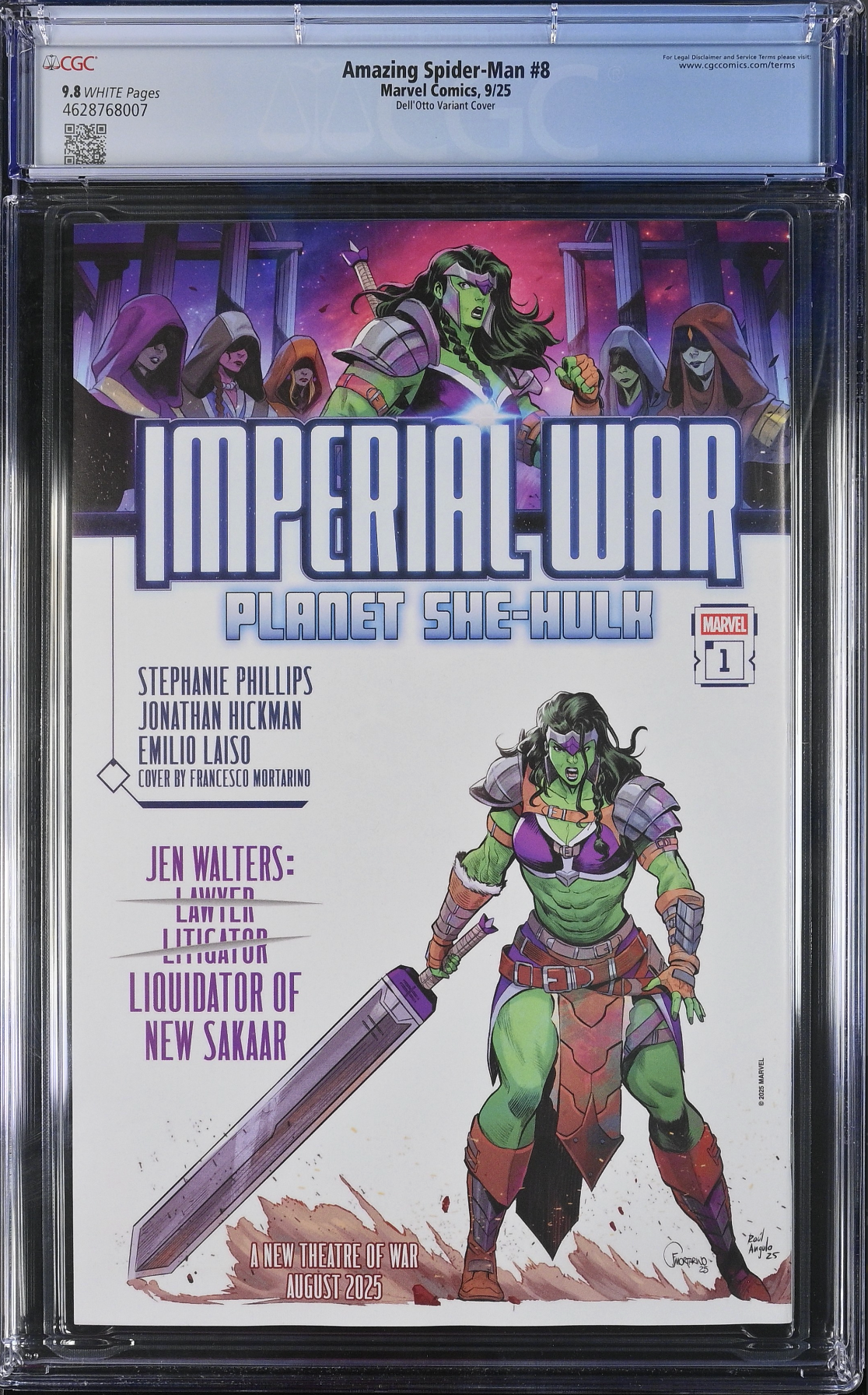 Amazing Spider-Man #8 Dell'Otto Variant CGC 9.8