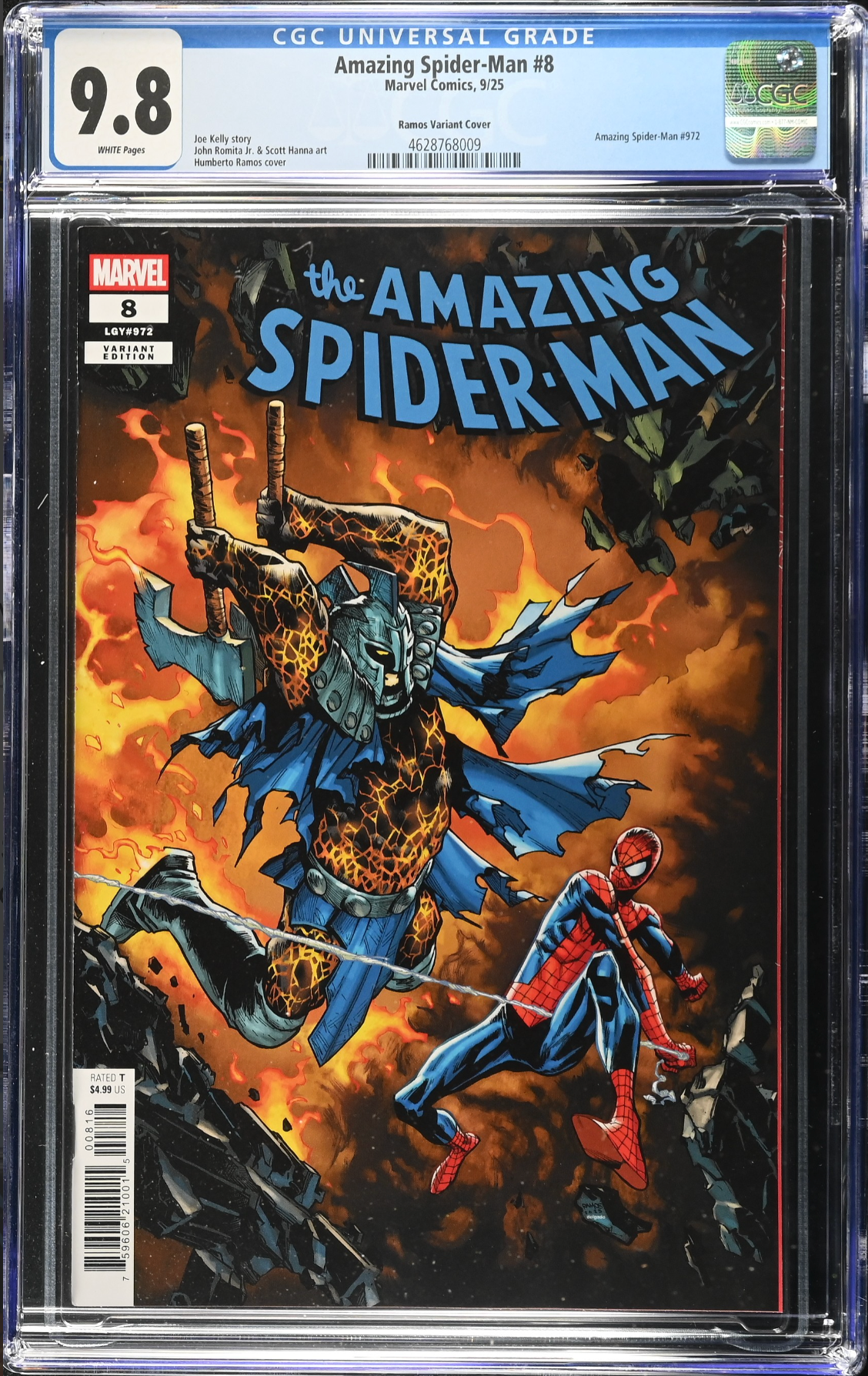 Amazing Spider-Man #8 Ramos 1:25 Retailer Incentive Variant CGC 9.8