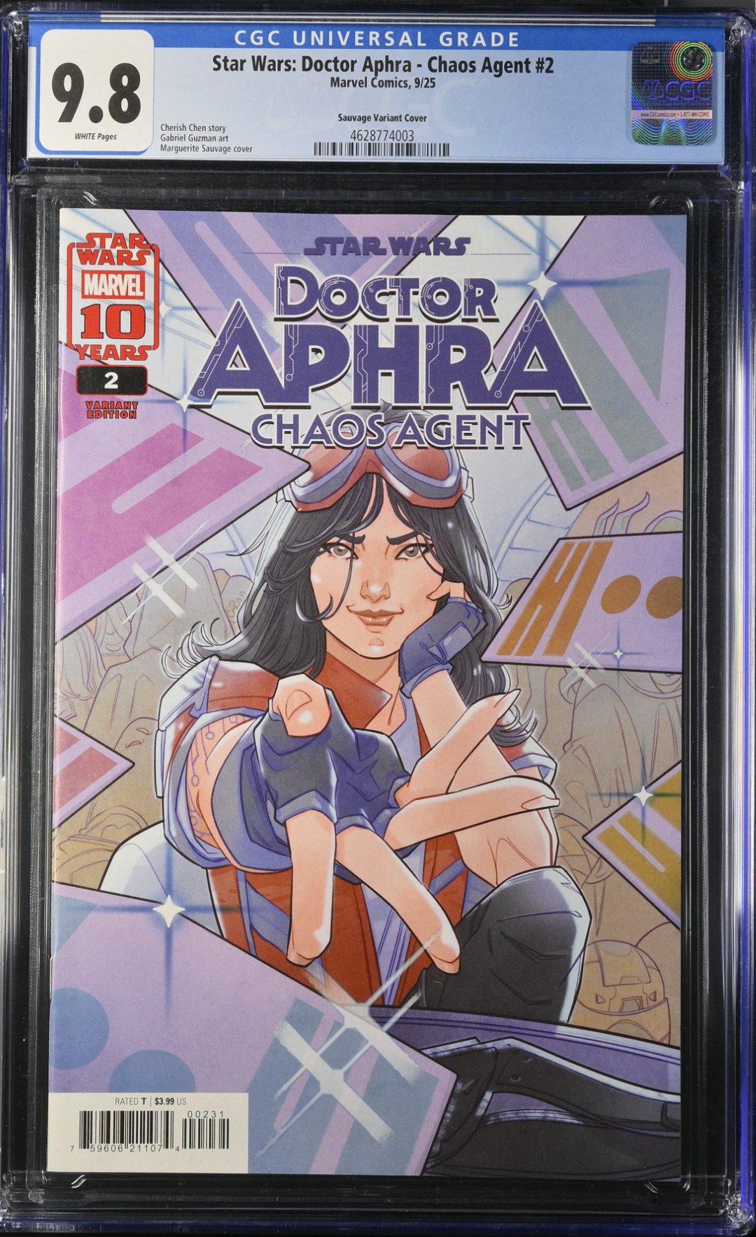 Star Wars: Doctor Aphra - Chaos Agent #2 Sauvage Variant CGC 9.8