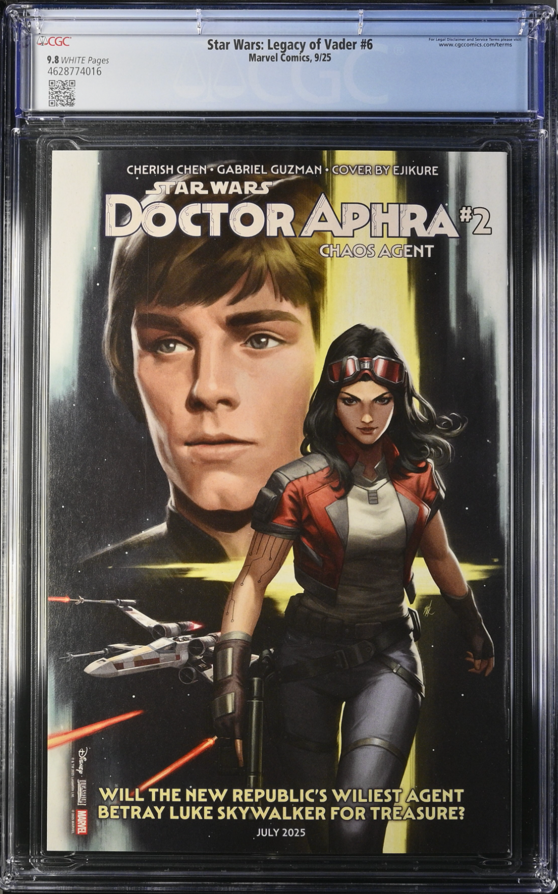 Star Wars: Legacy of Vader #6 CGC 9.8