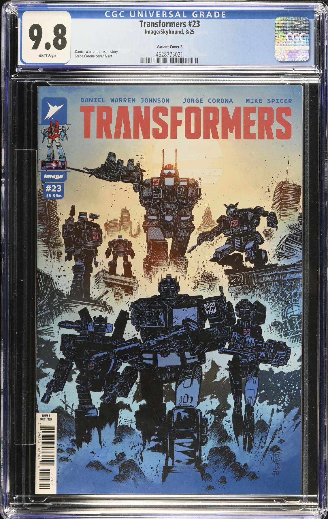 Transformers #23 Corona Variant CGC 9.8